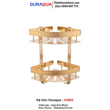 Kệ Góc 2 Tầng Duraqua G5802