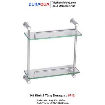 Kệ Kính 2 Tầng Duraqua 6712