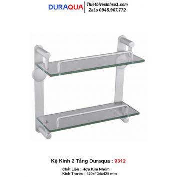 Kệ Kính 2 Tầng Duraqua 9312