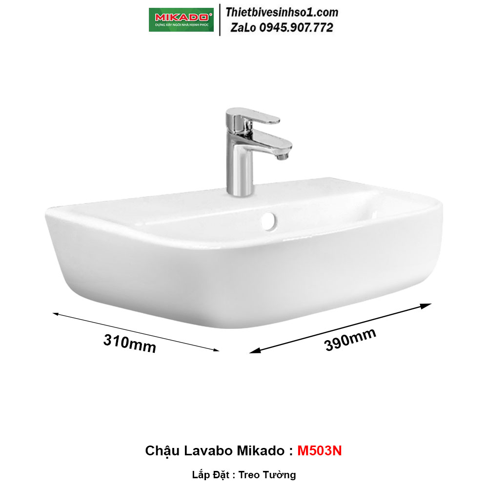 Chậu Lavabo Mikado M503N