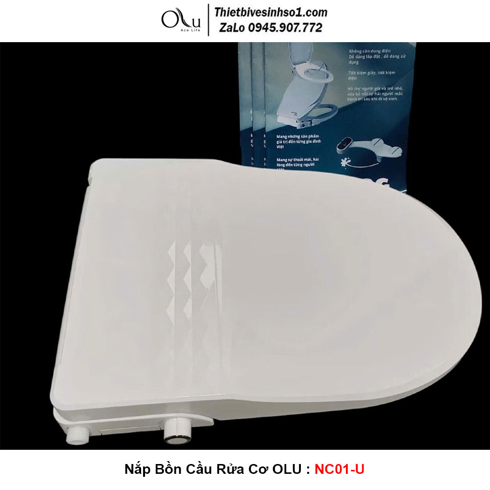 Nắp Bồn Cầu Rửa Cơ OLU NC01-U