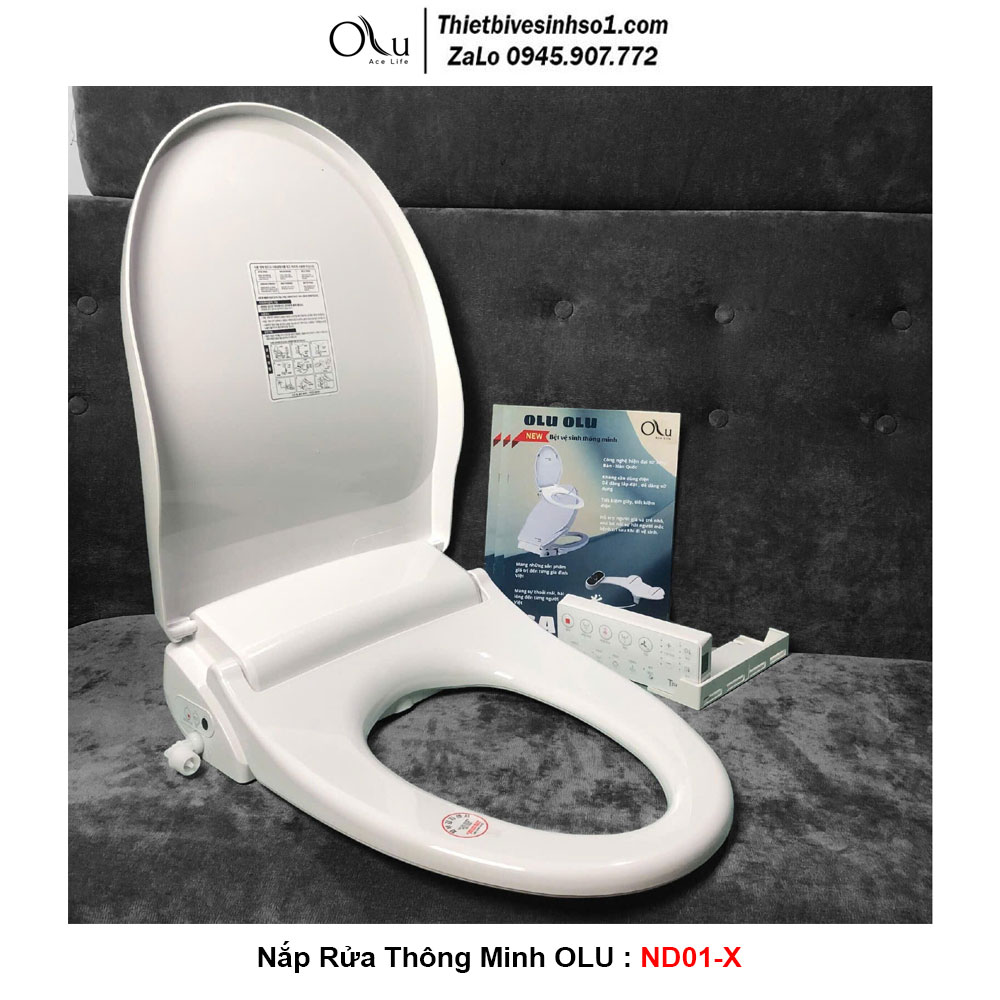 Nắp Rửa Bồn Cầu Thông Minh OLU ND01-X