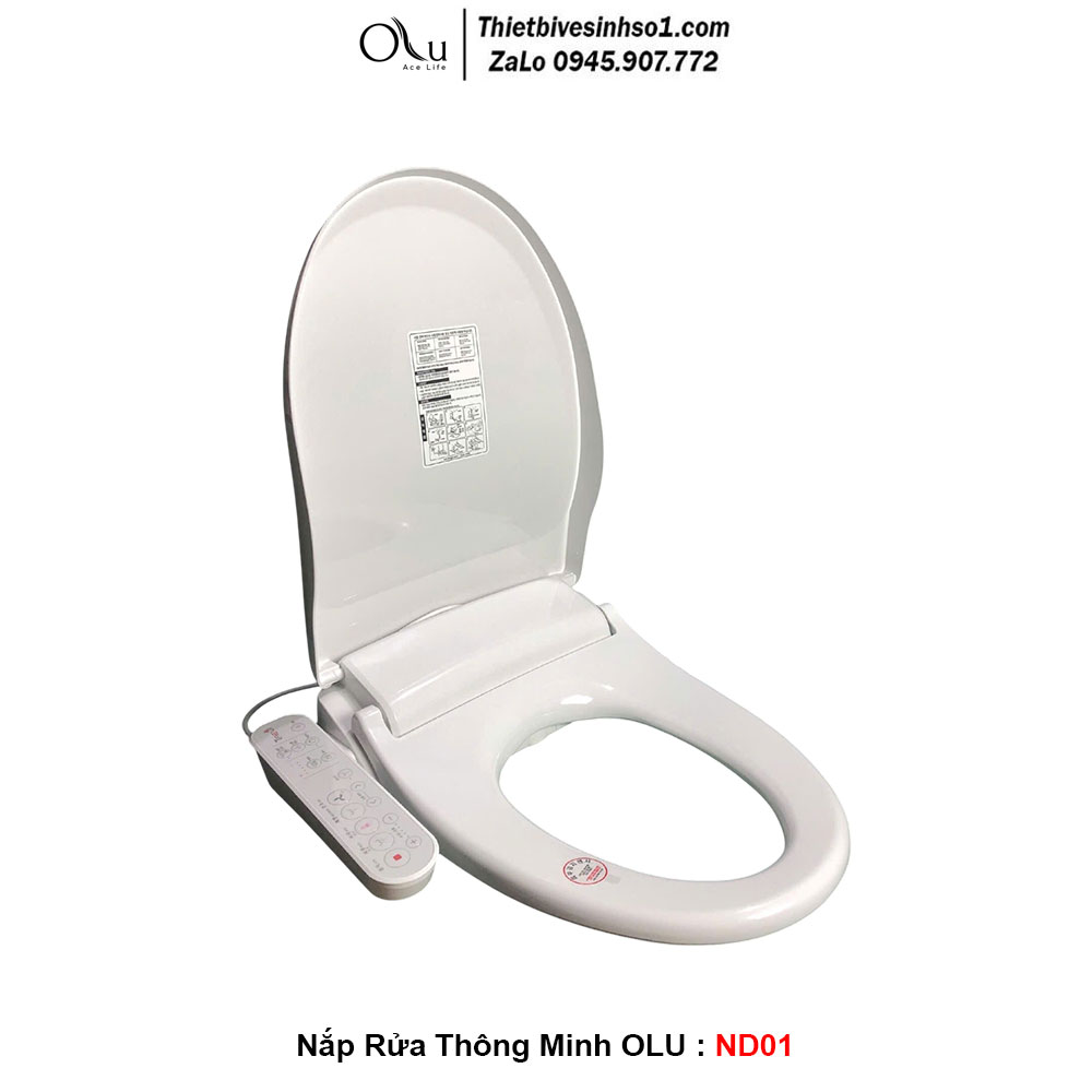 Nắp Rửa Bồn Cầu Thông Minh OLU ND01