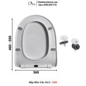 Nắp Bồn Cầu OLU D02
