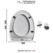 Nắp Bồn Cầu OLU V02