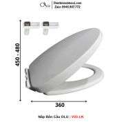 Nắp Bồn Cầu OLU V03-LK