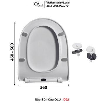 Nắp Bồn Cầu OLU D02