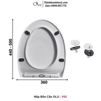 Nắp Bồn Cầu OLU V02