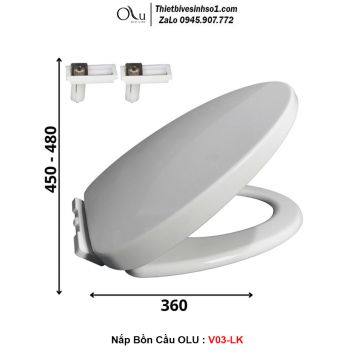 Nắp Bồn Cầu OLU V03-LK