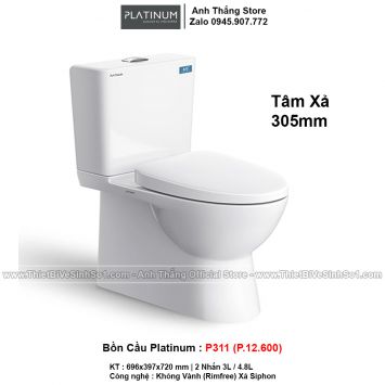 Bồn Cầu Platinum P311 (P.12.600)