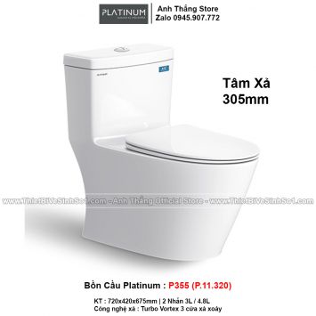 Bồn Cầu Platinum P355 (P.11.320)