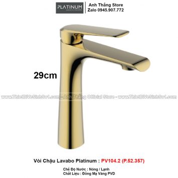 Vòi Lavabo Platinum PV104.2 (P.52.357)