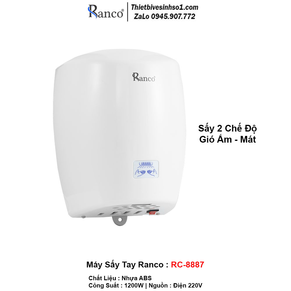 Máy Sấy Tay Ranco RC-8887
