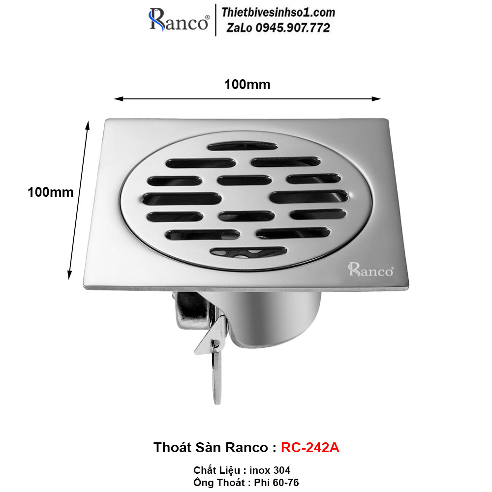 Ga Thoát Sàn Ranco RC-242A