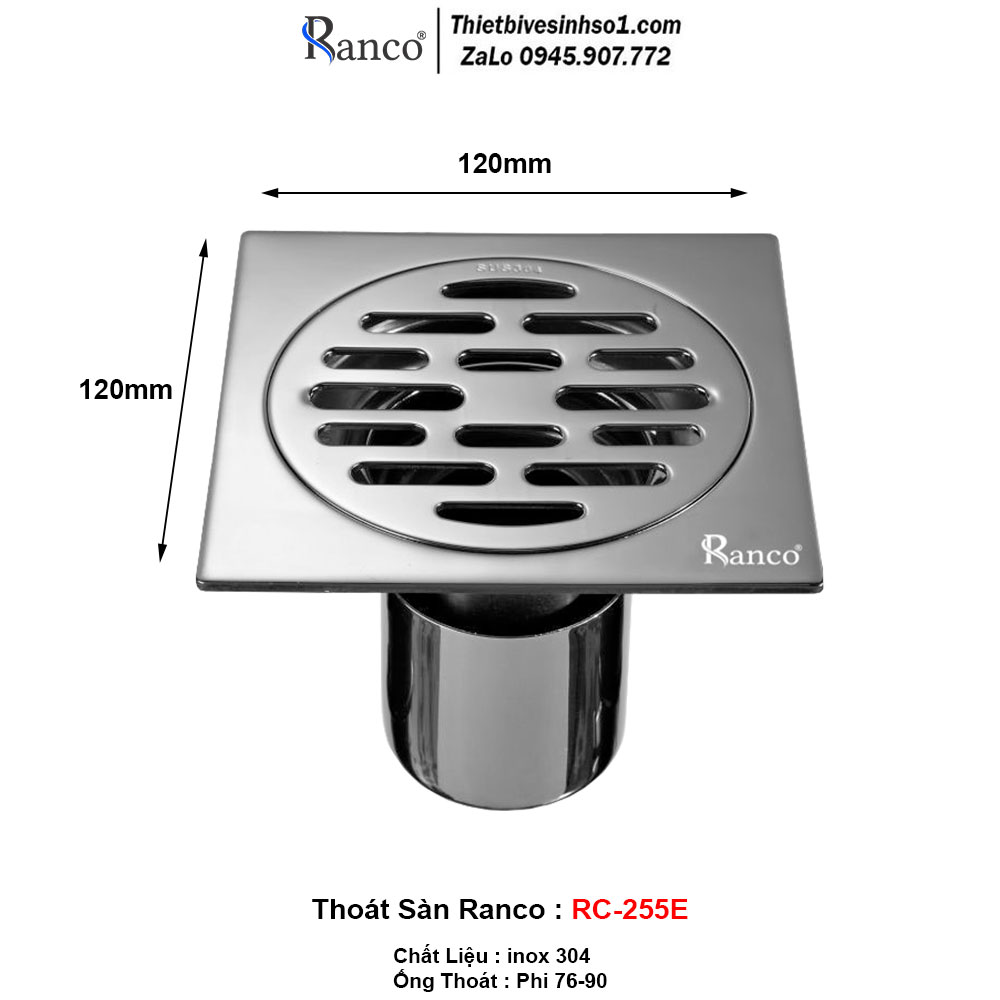 Ga Thoát Sàn Ranco RC-255E