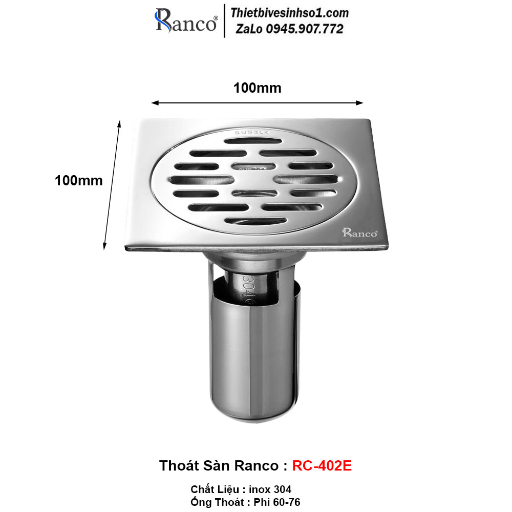 Ga Thoát Sàn Ranco RC-402E