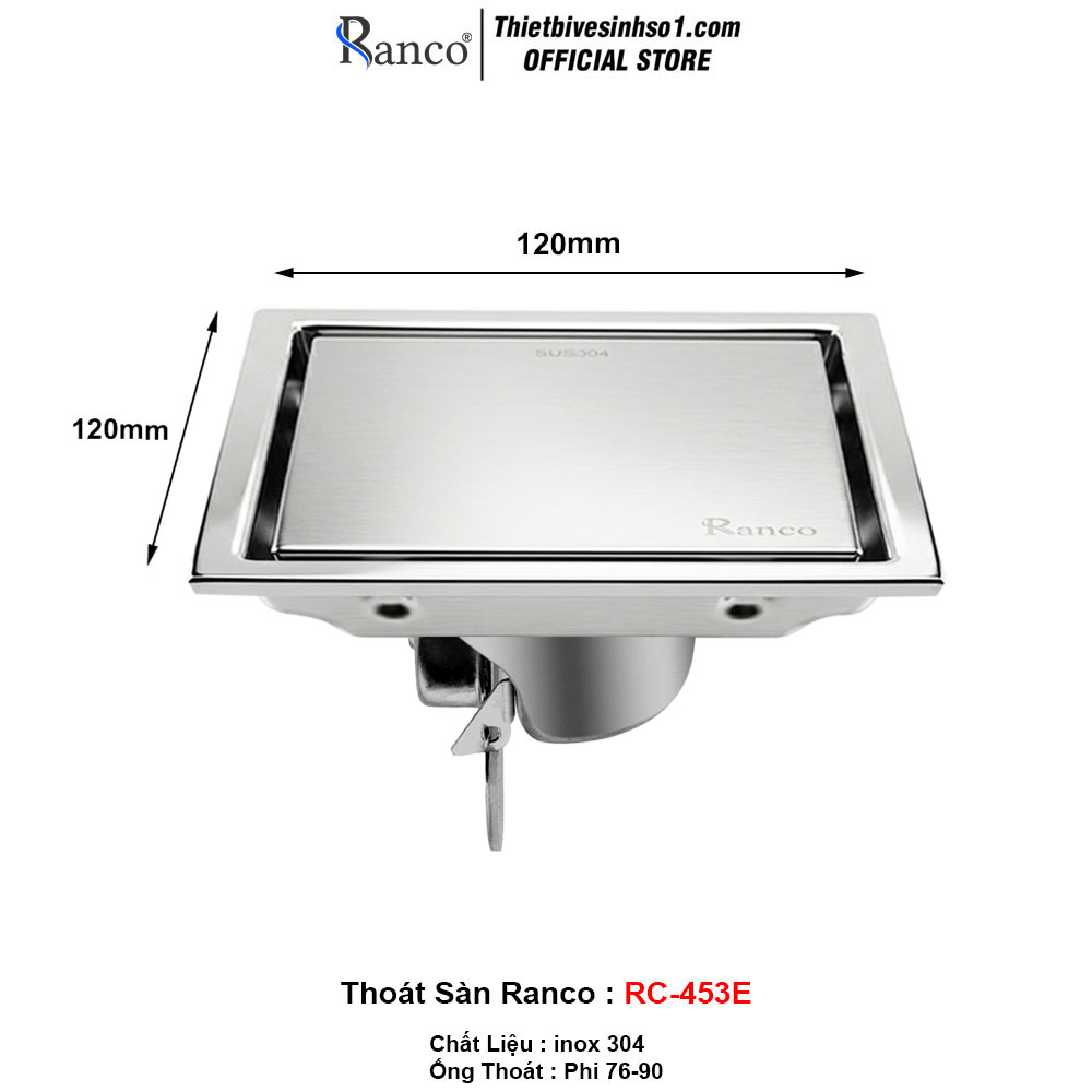 Ga Thoát Sàn Ranco RC-453E Ga Thoát Sàn Ranco RC-453E