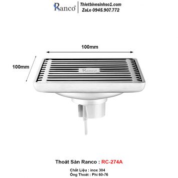 Ga Thoát Sàn Ranco RC-274A