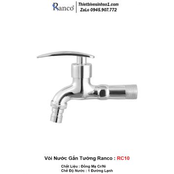 Vòi Nước Gắn Tường Ranco RC10