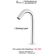 Vòi Lavabo Cảm Ứng Ranco RC-150C