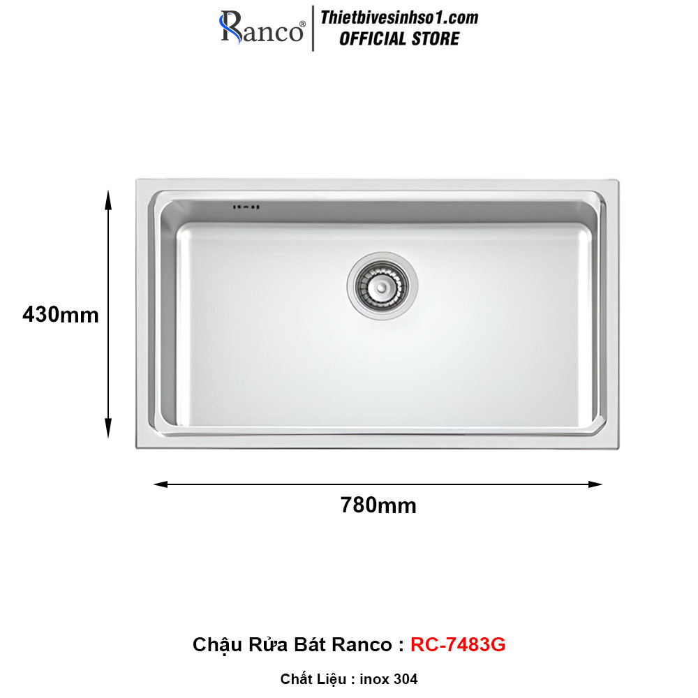 Chậu Rửa Bát Ranco RC-7483G