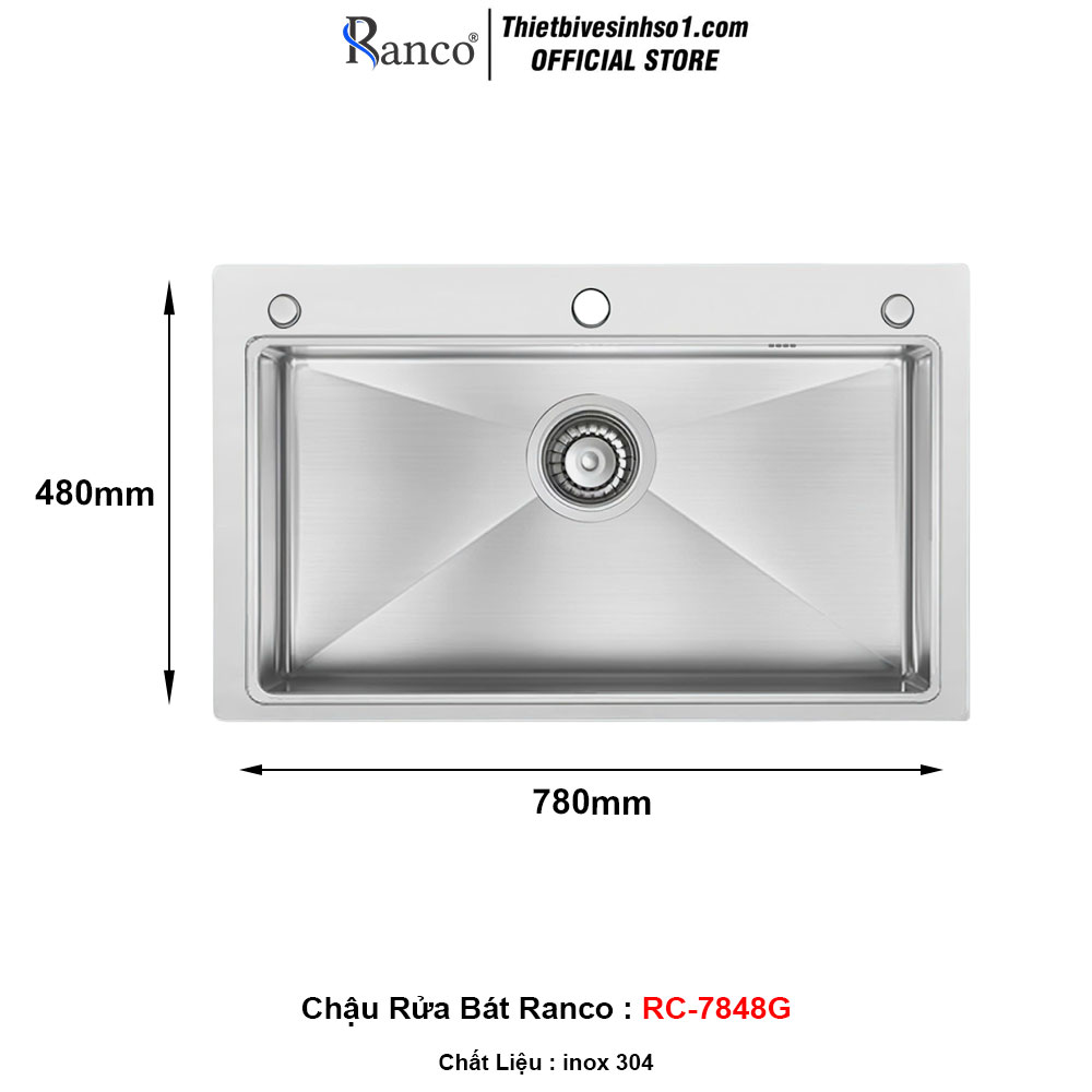 Chậu Rửa Bát Ranco RC-7848G
