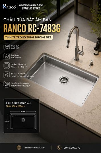 Chậu Rửa Bát Ranco RC-7483G