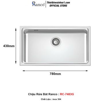 Chậu Rửa Bát Ranco RC-7483G