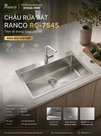 Chậu Rửa Bát Ranco RC-7545