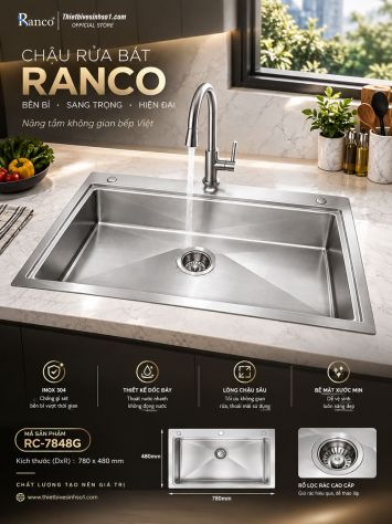 Chậu Rửa Bát Ranco RC-7848G