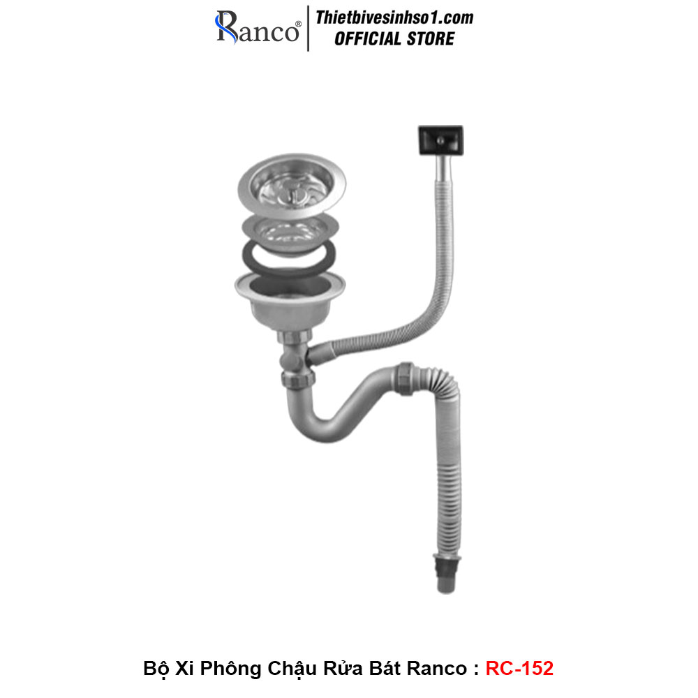 Bộ Xi Phông Chậu Rửa Bát Ranco RC-152