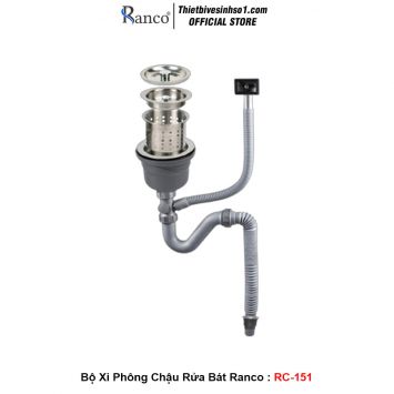 Bộ Xi Phông Chậu Rửa Bát Ranco RC-151