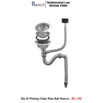 Bộ Xi Phông Chậu Rửa Bát Ranco RC-152