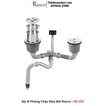 Bộ Xi Phông Chậu Rửa Bát Ranco RC-251