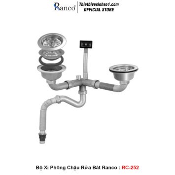 Bộ Xi Phông Chậu Rửa Bát Ranco RC-252