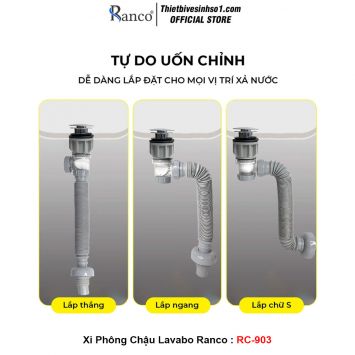 Xi Phông Chậu Lavabo Ranco RC-903
