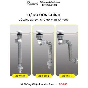 Xi Phông Chậu Lavabo Ranco RC-905