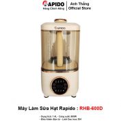 Máy Làm Sữa Hạt Rapido RHB-600D