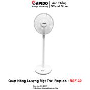 Quạt Năng Lượng Mặt Trời Rapido RSF-30