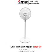 Quạt Tích Điện Rapido RBF-30