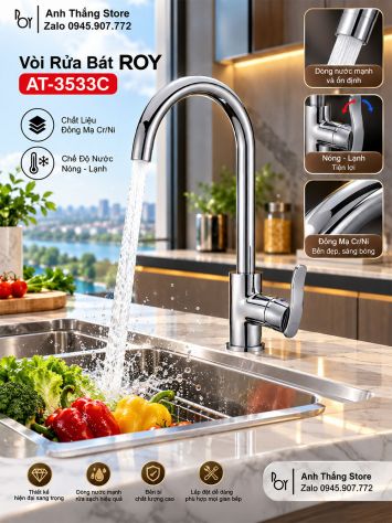 Vòi Rửa Bát ROY AT-3533C
