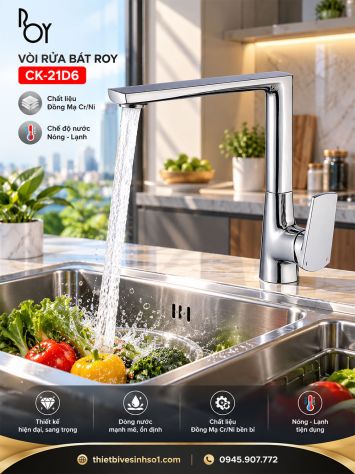 Vòi Rửa Bát ROY CK-21D6