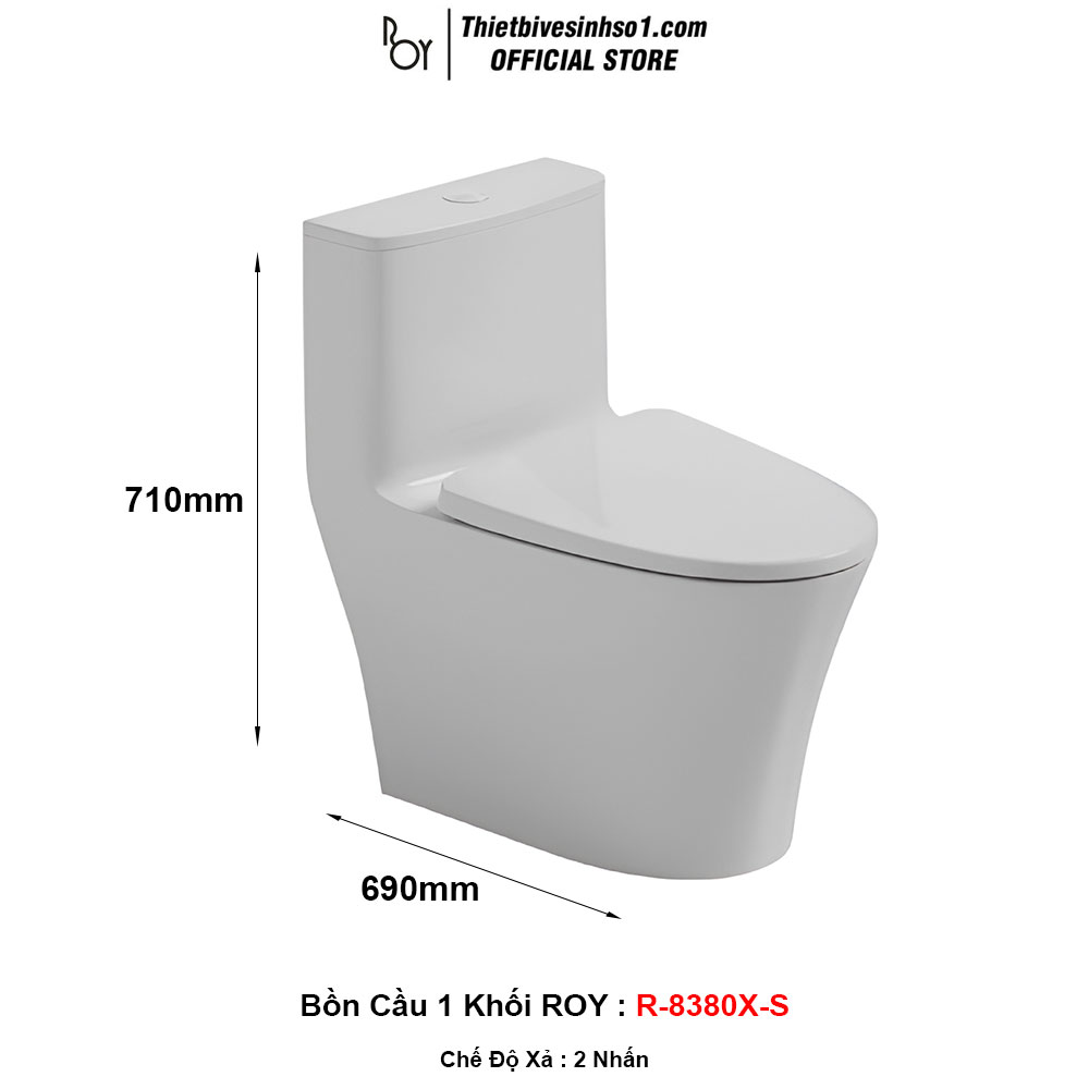 Bồn Cầu ROY R-8380X-S
