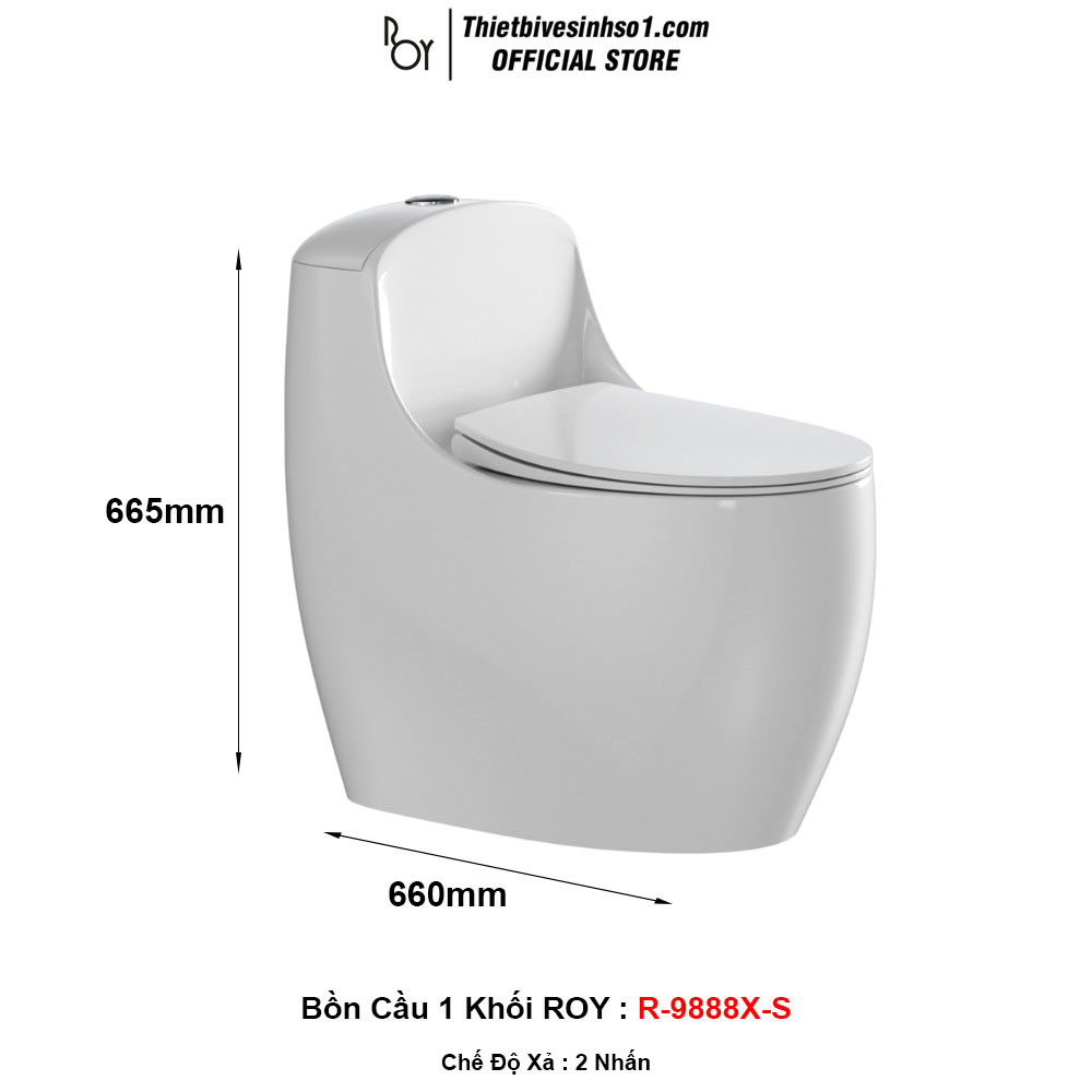 Bồn Cầu ROY R-9888X-S