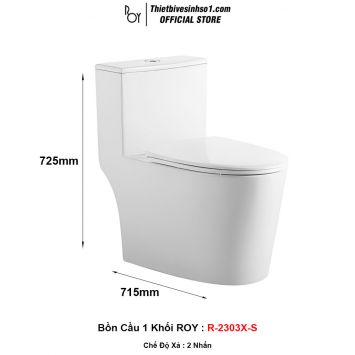 Bồn Cầu ROY R-2303X-S
