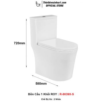 Bồn Cầu ROY R-8039X-S