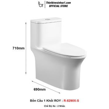 Bồn Cầu ROY R-8290X-S