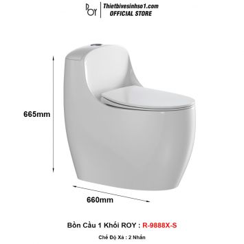 Bồn Cầu ROY R-9888X-S
