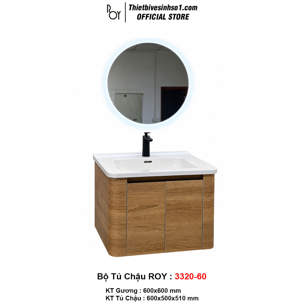 Bộ Tủ Chậu ROY 3320-60