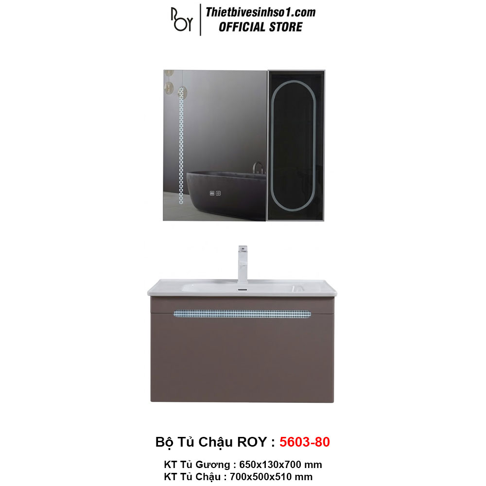 Bộ Tủ Chậu ROY 5603-80